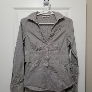 Zara Basic Blouse V neck